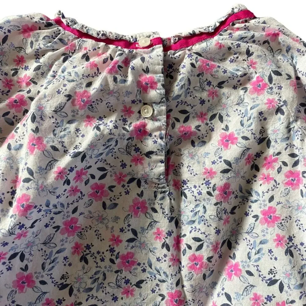 OshKosh B'gosh Baby Girl Sz 18 Months lightweight floral Pink One Piece